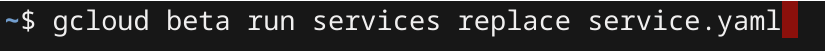 If storing config as code or implementing GitOps is your thing, you will be glad to hear that you can now deploy to  http://cloud.run  from a local YAML file: