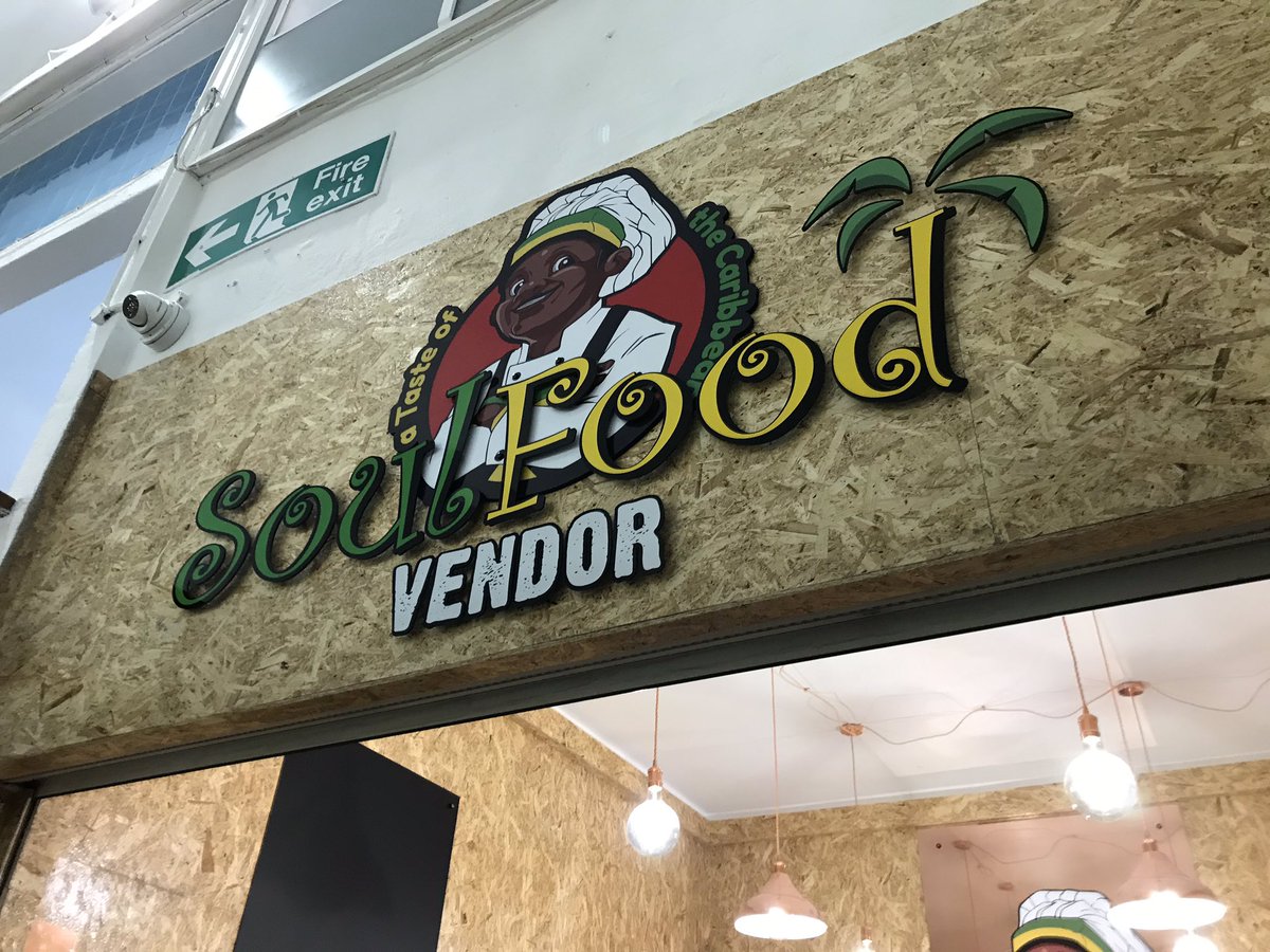 Busy week around Plymouth fitting signs for @soulfoodvendor <a href="/thehaircompany/">The Hair Company</a> and @mayflower400