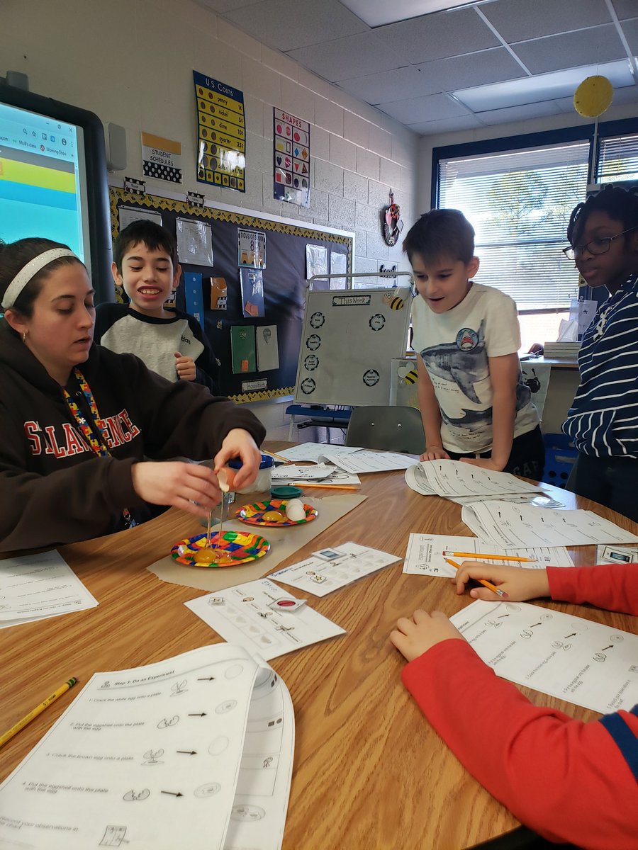 MsB_SPED35's tweet photo. Today in the 🐝 hive we talked about MLK and how even though we might look different on the outside, we are the same on the inside! We used white and brown eggs to investigate!🥚love this lesson!♥️ #msbhive #msbsped #autism #lcps20 https://t.co/BNhe2Xj14q