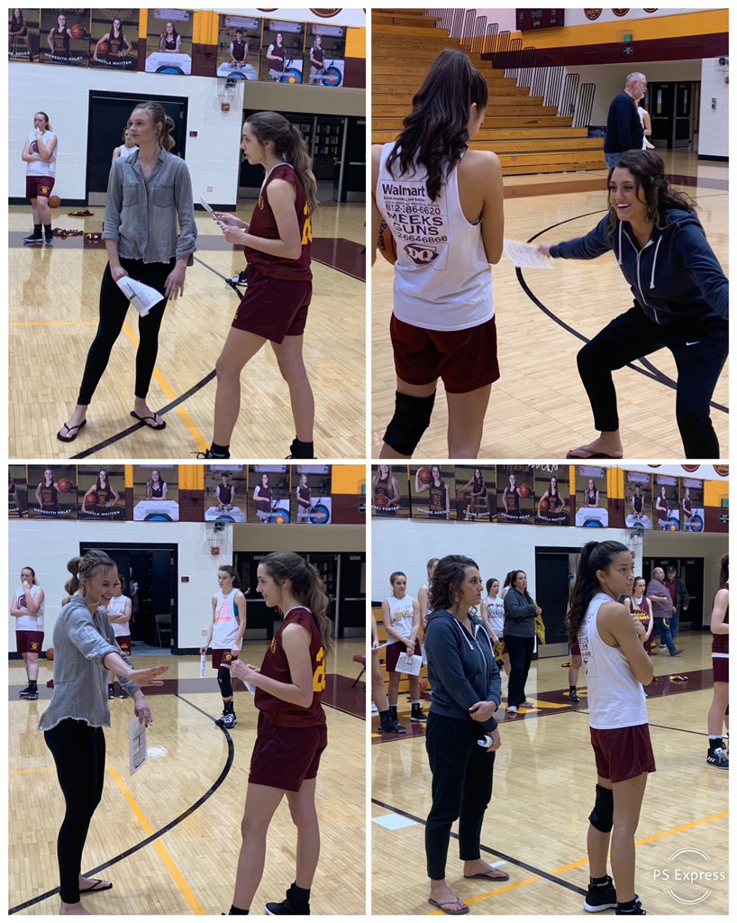 When you’re up for HoCo, but still gotta go over the scouting report! @cllairegjones <a href="/kami_miller13/">Kamryn Miller</a> 
#priorities 🤪