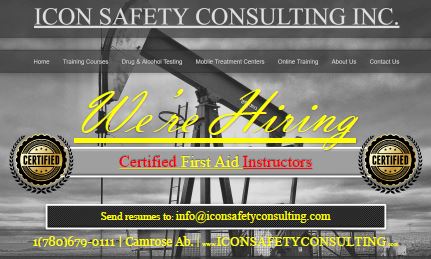 ICONSAFETYCONS1's tweet image. We're HIRING!
ICON SAFETY CONSULTING INC. is looking for a Certified 1st Aid Instructor 😁
We are looking for someone that's eager to teach &amp;amp; has a passion for 1st Aid. Experience a must. #firstaid #firstaidinstructor #alberta #camrose #werehiring #experience #Training #certified