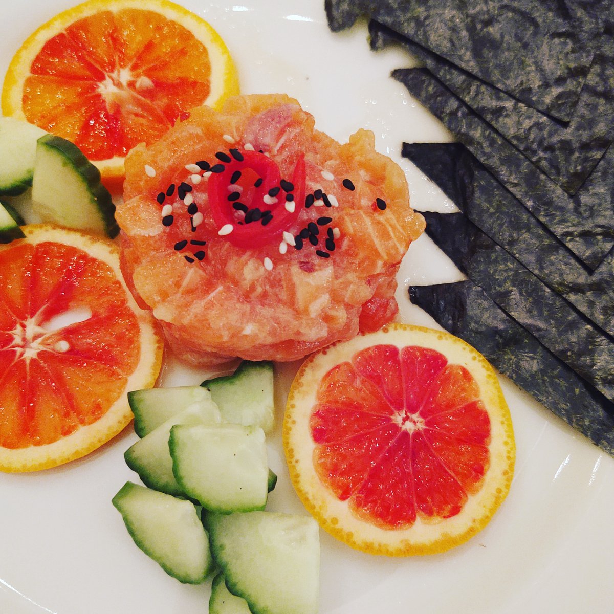 Salmon Tartare tonight! <a href="/ardidzi/">Ariana Didziulis</a> @verlasso #yum