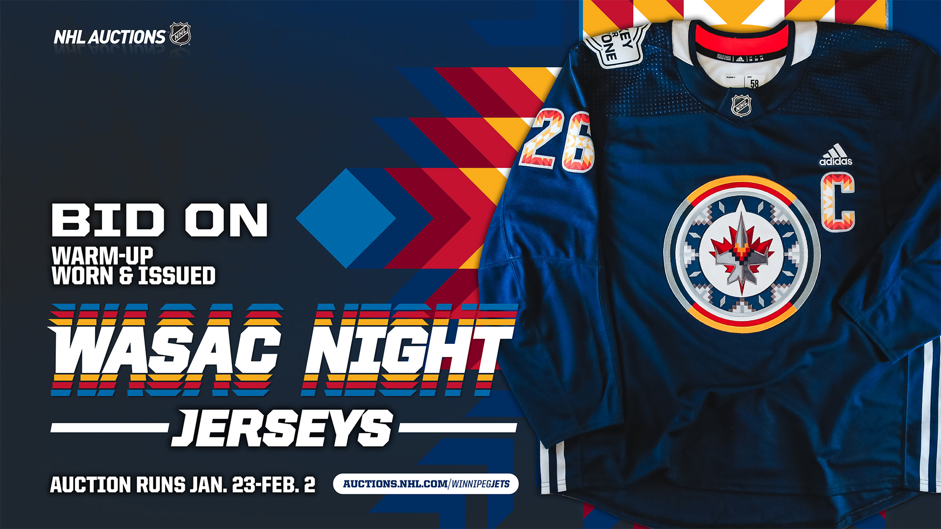 Winnipeg Jets - The #NHLJets will wear their 2022-edition WASAC jerseys for  the pre-game warm-up, and so much more to look forward to on Saturday,  April 2! TICKETS ▶️