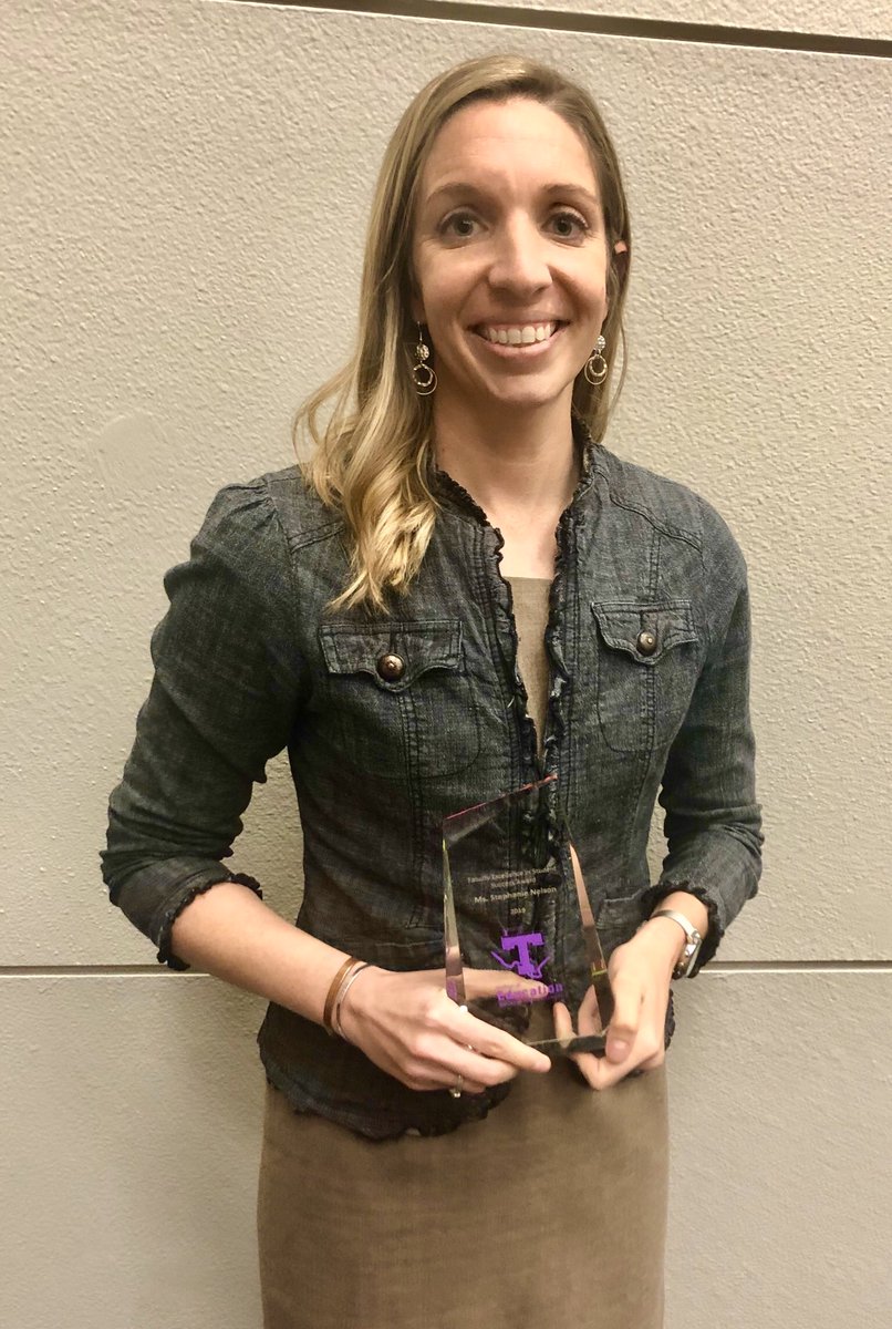 Tarleton_KINE's tweet photo. Who is 100% committed to Student success?
🔆Stephanie Nelson🔆
WINNER of the Faculty Excellence in Student Success for the College of Education!!!#StudentFocused #Selfless #DedicatedProfessional @nelson_atc https://t.co/Sjedqkf15I