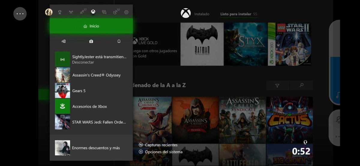 Probado #ConsoleStreaming como #XboxInsider y es increíble lo bien que va, convierte tu Xbox en una Switch sin tener que tocar la consola, todo desde el móvil y usando el mando de Xbox One u otro que conectes al smartphone y que no sea oficial(Ipega 9087).