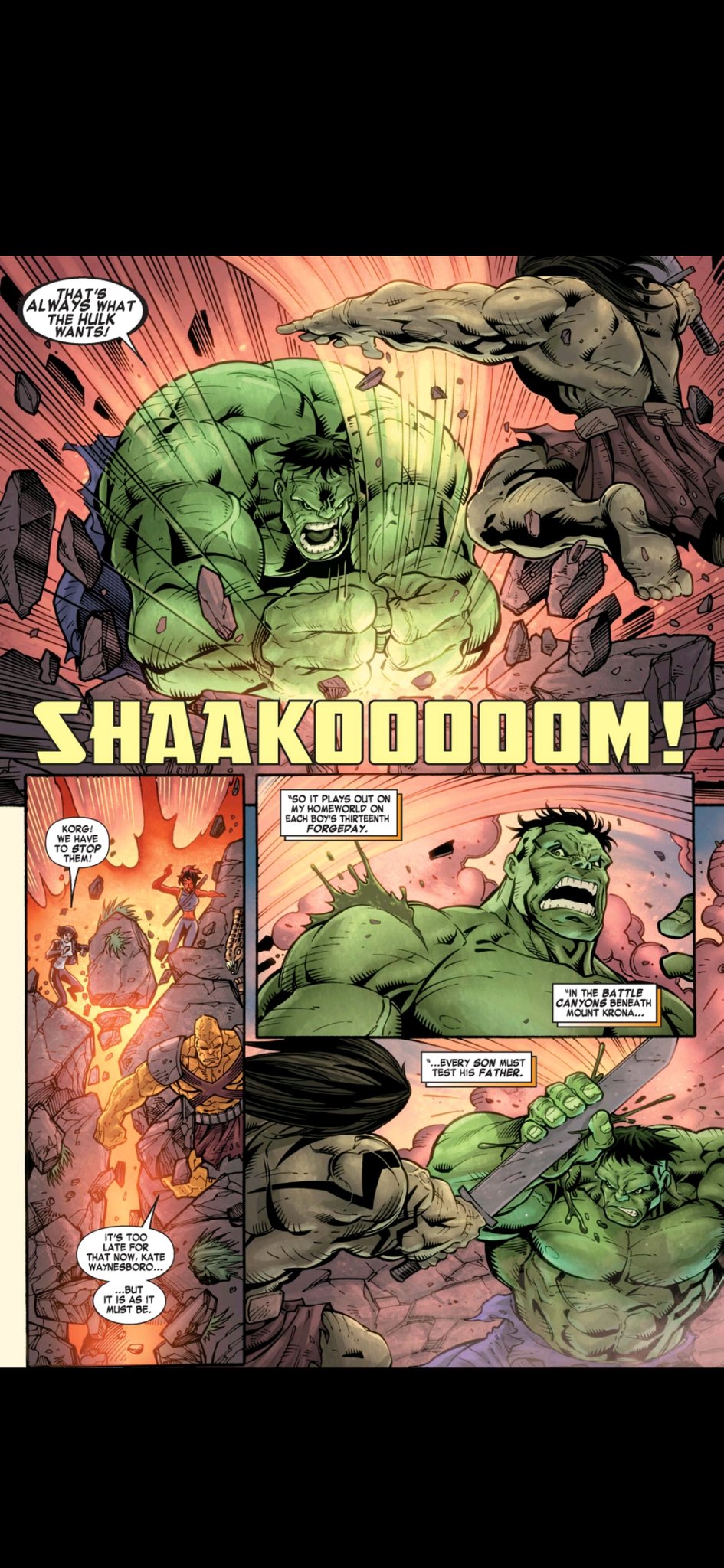 All Things Hulk Talk Ù¹ÙˆØ¦Ù¹Ø± Ù¾Ø± From Skaar Son Of Hulk Issue 12 Some Nice Art By Ron Lim