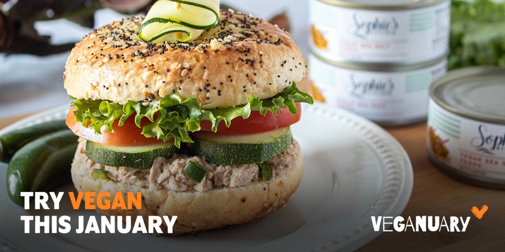 Thinking about giving #Veganuary a try? You can create so many simple and delicious recipes with our Vegan Toona 🐟. Head over to our @Amazon store to purchase Sophie's Kitchen Vegan Toona today: amzn.to/2MYTadl #vegan #plantbased #sophieskitchen