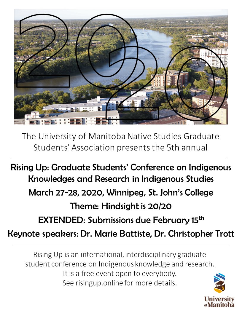 UofM_RisingUp's tweet photo. We are delighted to announce that @umanitoba's very own Dr. Christopher Trott has accepted our invitation to be a keynote speaker at #RisingUp2020. He and Dr. @imperialbuster are sure to teach and inspire us. Submit your abstract at https://t.co/fxzRHT16OO! https://t.co/joYKJpZeQY
