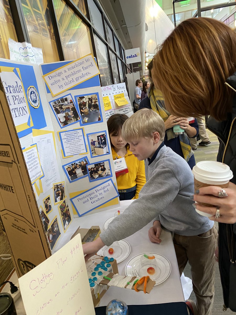 jkokladas's tweet image. Today was definitely one of the best days of my career! #SSAjuniorschool 3rd graders engaged adults &amp;amp; students in high level conversations and challenges from their STEM journey. They were definitely 💫at the #STEAMshowcase. 🙌#STEMpilot @shady_side #habitsofmind @transformED_aiu