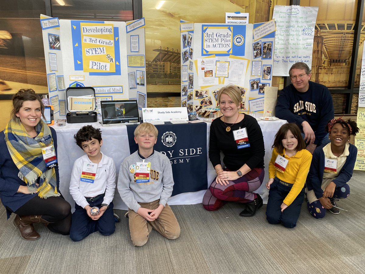 jkokladas's tweet image. Today was definitely one of the best days of my career! #SSAjuniorschool 3rd graders engaged adults &amp;amp; students in high level conversations and challenges from their STEM journey. They were definitely 💫at the #STEAMshowcase. 🙌#STEMpilot @shady_side #habitsofmind @transformED_aiu