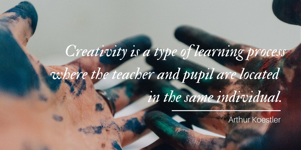 A thought to leave you with as you head into your weekend. <a href="/perfinker/">Gillian Judson, PhD</a> #sfueducation #creativity #imagination #teachingandlearning #edchat #inquiry