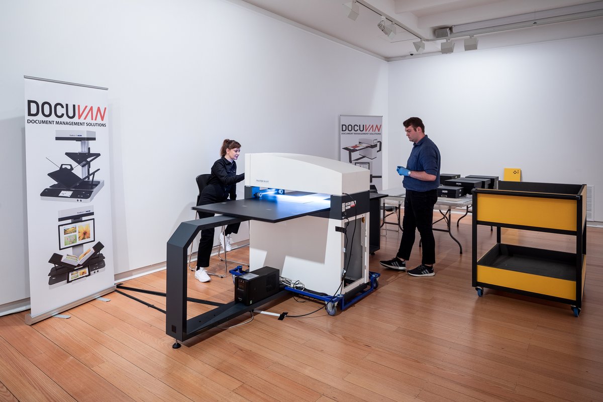 geelonggallery's tweet photo. Over the past 6 weeks, the Gallery team have methodically scanned 2,048 works from the collection as part of our #digitisationproject.
This significantly increases our library of digital images, ultimately resulting ingreater access to the collection https://t.co/EZIU0lYAAG https://t.co/sS8hqlUmDc