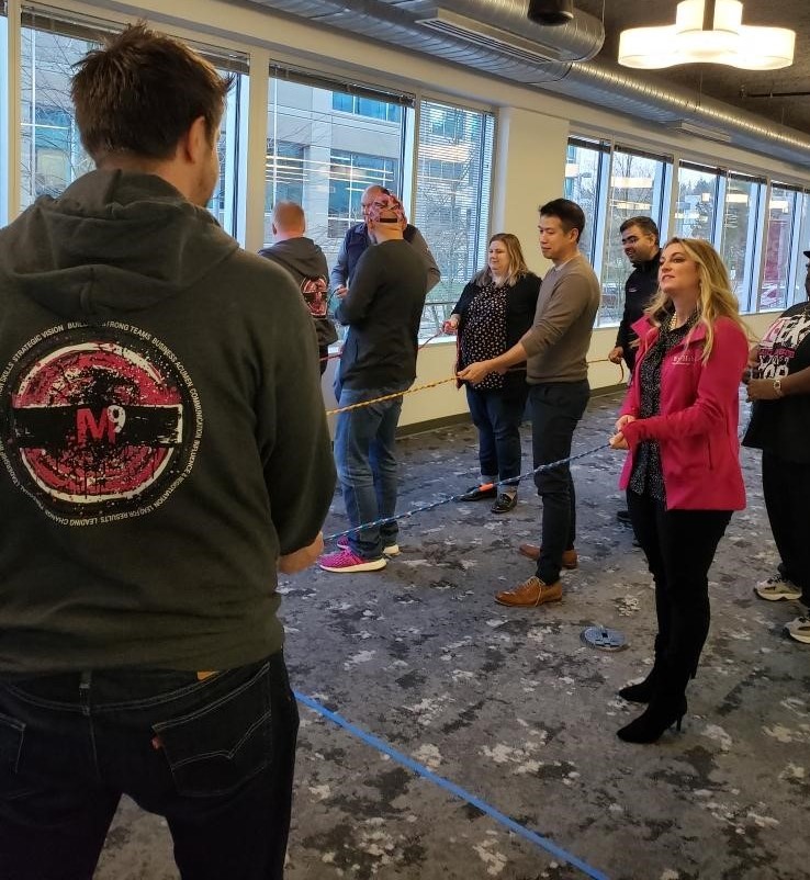 Carol1Denise's tweet photo. #M9 #Magenta9 #LeadershipDevelopment #tmobile #I&amp;N #Influencers #HQ #Bellevue 

Sr. Leaders, participating in interactive learning activities, discussions, giving and receiving feedback - to support each others growth &amp; development to influence and negotiate, today and everyday! https://t.co/dNKLWbdtjd