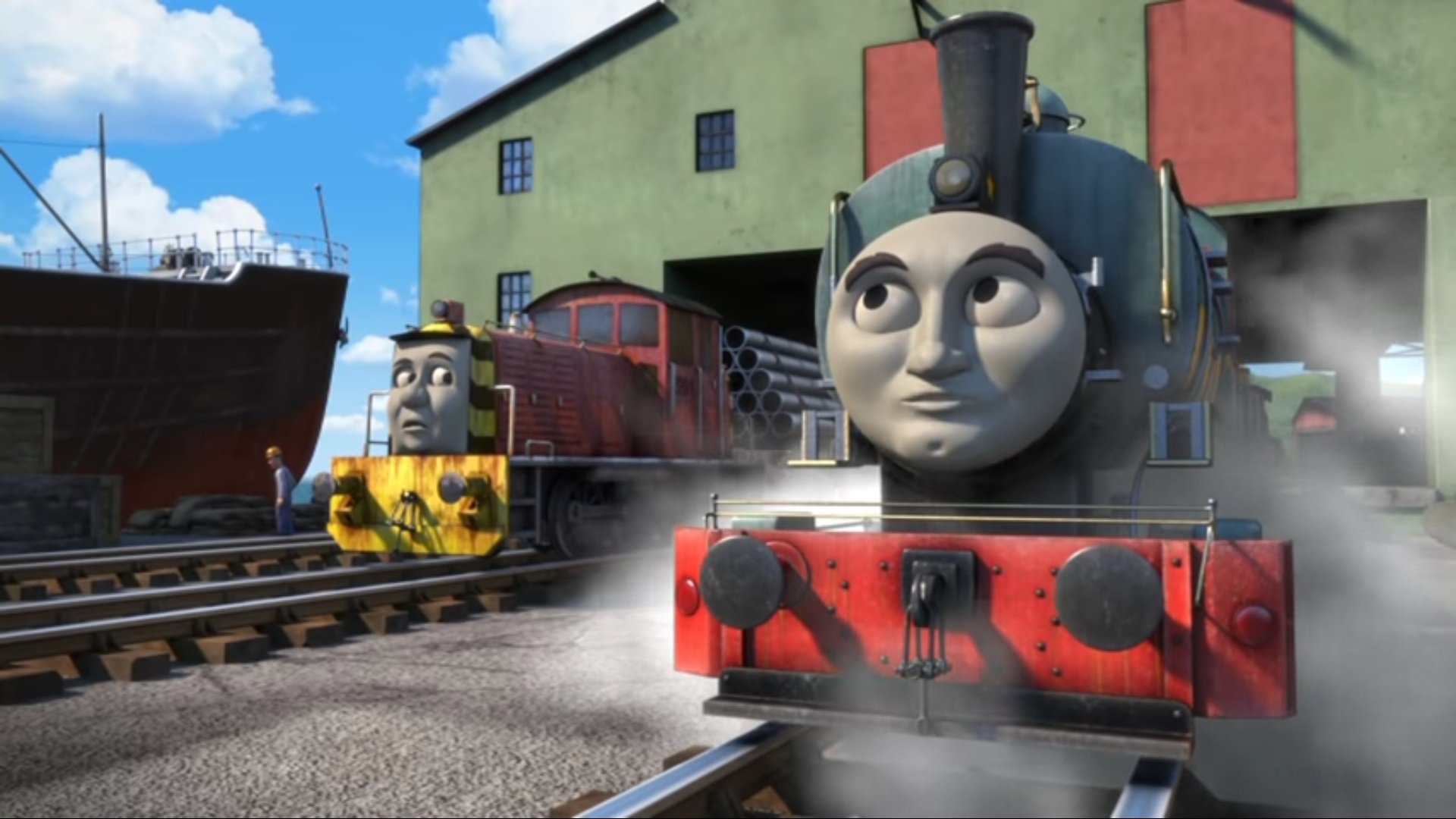 日向坂 トーマス בטוויטר おはようございます トーマス おはよう クランキー クランキー よう トーマス ポーター 何の音 ソルティー こりゃ酷い音だ 大丈夫か クランキー クランキーのさいなん きかんしゃトーマス クランキー ソルティー