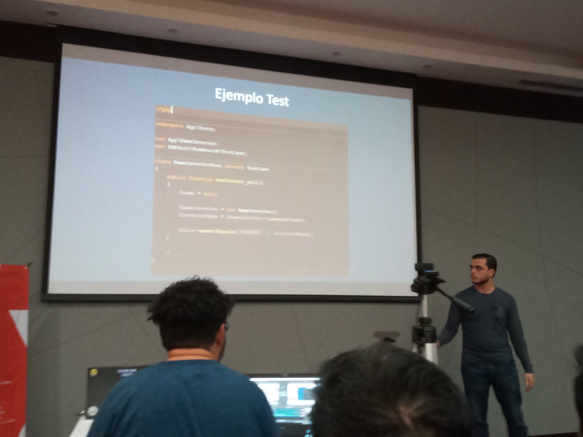 gam3r_tux's tweet image. Muy atento a la presentación TDD #phpqro2020