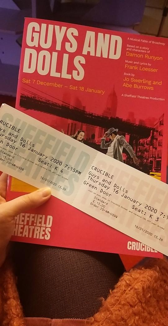 16th JanuarySheffield Theatres Production of Guys and Dolls at The Crucible Theatre.