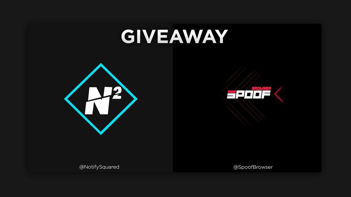SpoofBrowser's tweet image. 💕Giveaway Alert💕

1 x renewal of @NotifySquared 
1 x renewal of @SpoofBrowser

Retweet + Follow + Tag a friend to enter! 

Good luck 🍀