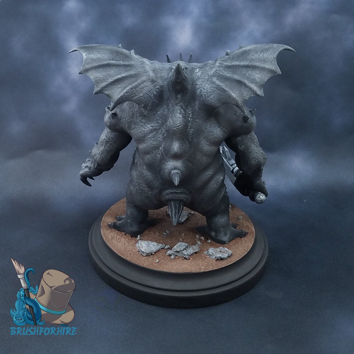 brushforhire's tweet photo. Finished up this Vanguard from Demon Souls. https://t.co/OowlX0oHDa