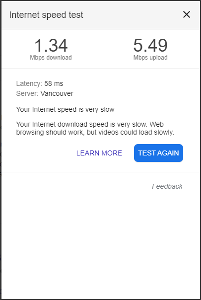 MangoCreamy's tweet photo. Yay more horrible WiFi! #WiFi #speedtest #SaveMe https://t.co/RJKEBcN7yG