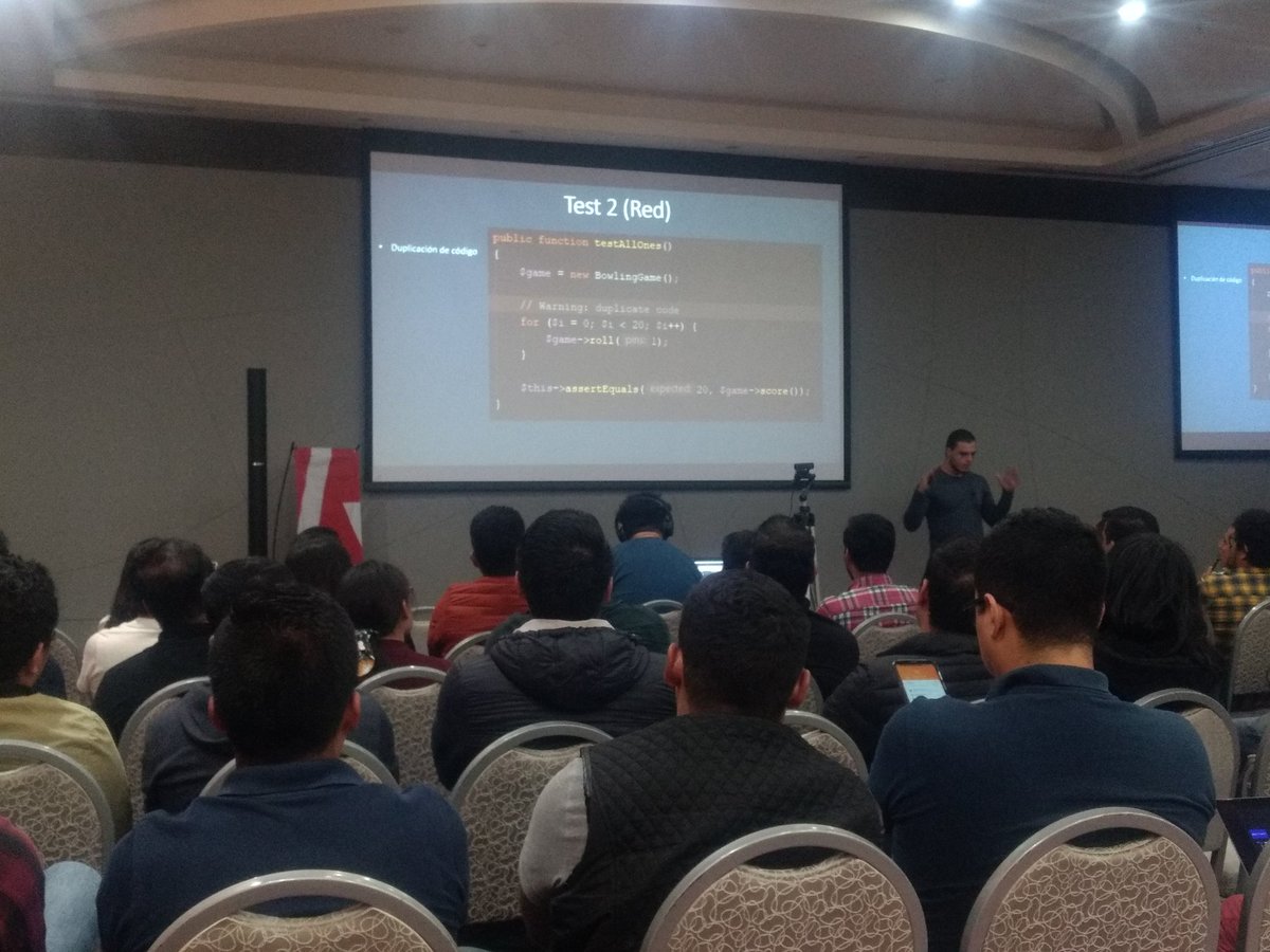 omercadocoss's tweet image. #phpqro2020 Refrescante ver un meetup de PHP y sobre todo que se aleje del &quot;está muerto?&quot; o críticas innecesarias. De hecho, le están dando a las buenas prácticas de PHP: TDD.