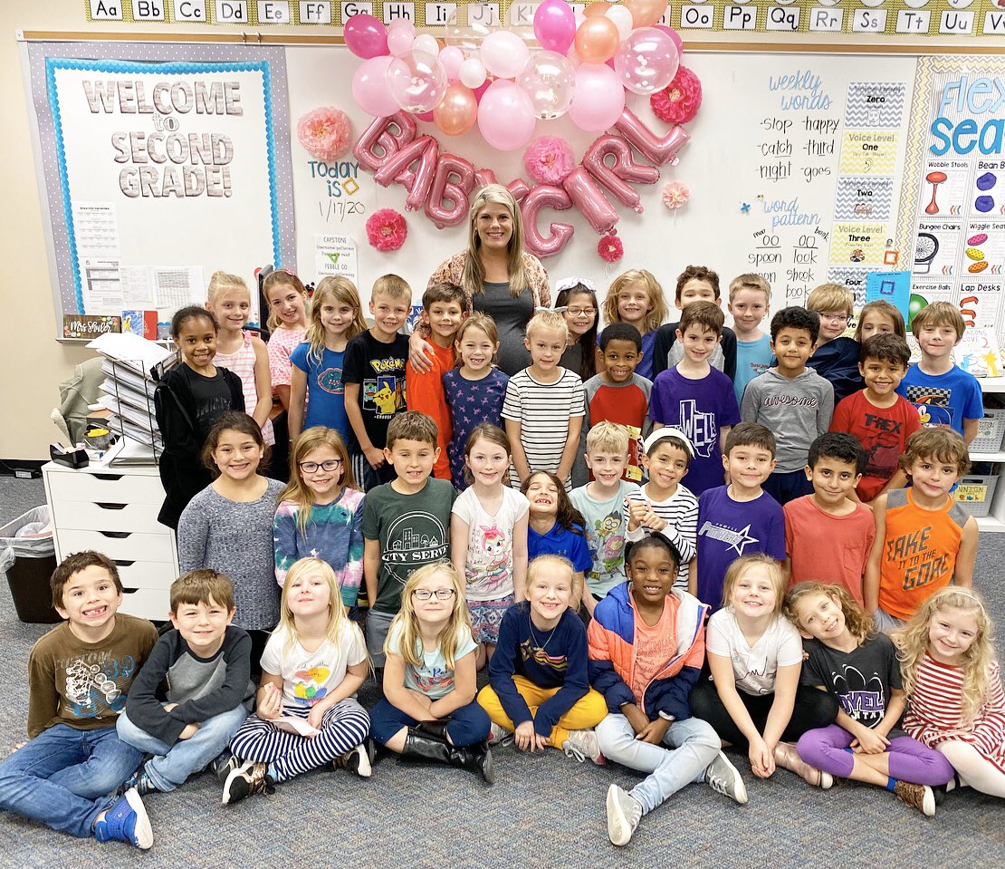 Such a special surprise as I was showered with so much love this afternoon by my amazing room moms, the best partner and sweetest students! <a href="/PowellCISD/">Powell Elementary, Conroe ISD</a> <a href="/MrsShulerCISD/">Shelby Shuler</a>