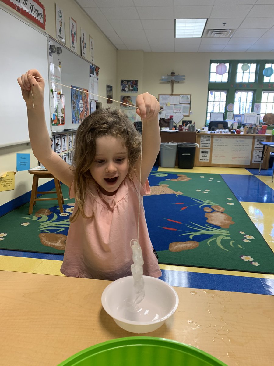 MsT_trinity's tweet image. Early Learner scientists are ice fishing while also exploring the affect salt has on ice. #trinitylearns #cherishchildhood