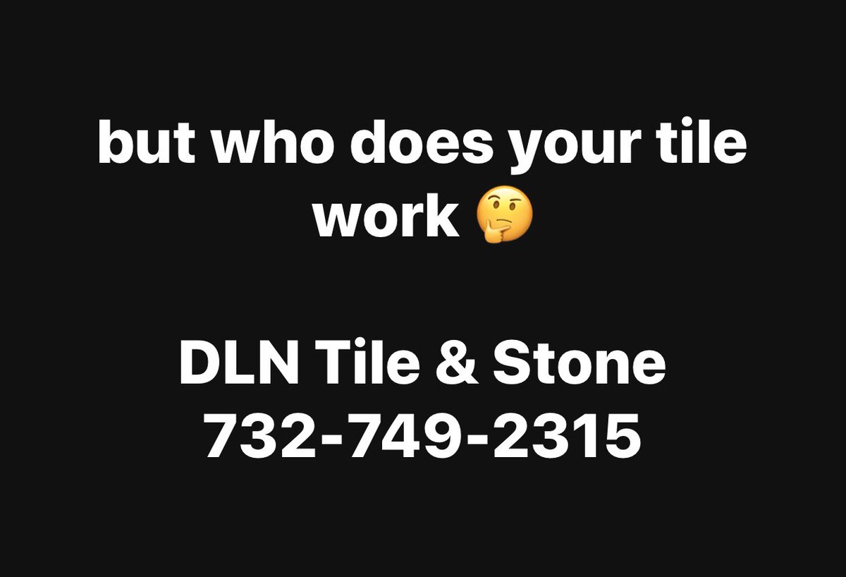 DanielNine2's tweet image. But who does your tile work 🤔.