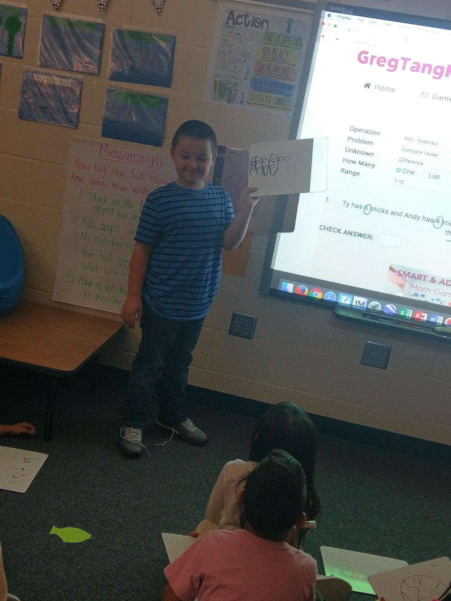 LauraAbernethy2's tweet photo. Being communicators to explain how we solved our comparison word problems. #irvinignites #CantHideIrvinPride @wmirvinelem https://t.co/eVXdqjStcq
