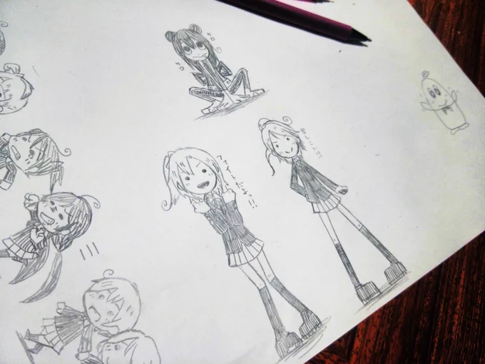5年前の絵。 