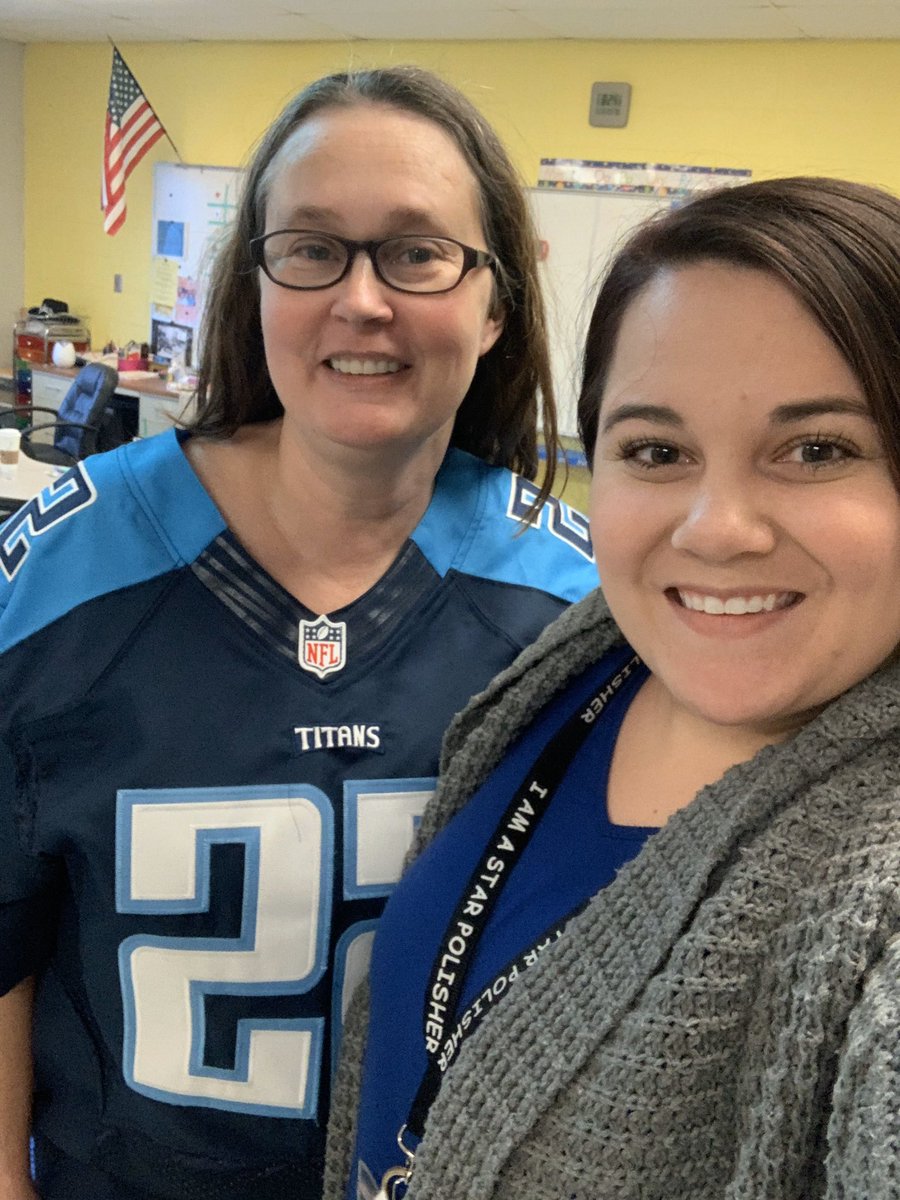 Students and staff are getting excited for Sunday’s AFC Championship game! Let’s go Titans!! 💙🏈 #TitanUp #TNedu4Titans