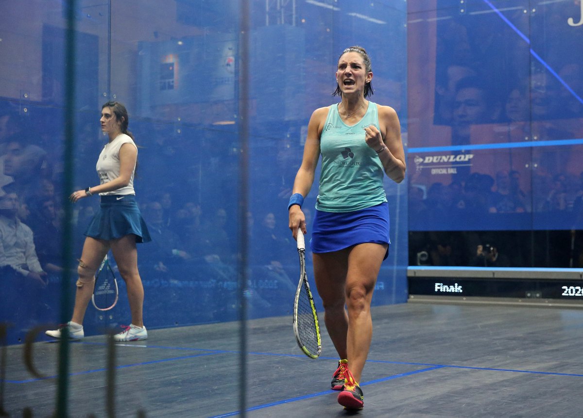 ToCSquash's tweet photo. .@CamilleSerme is the @jpmorgan #ToC20 women's champion! 🏆🇫🇷👏

✅Take out the world's top three women
✅Win a second title in @GrandCentralNYC 
✅4⃣th Platinum title

#ToC20 WF: [5] Camille Serme 🇫🇷 3-0 [2] Nour El Sherbini 🇪🇬 11-8, 11-6, 11-7 https://t.co/5dGuIlNOo4