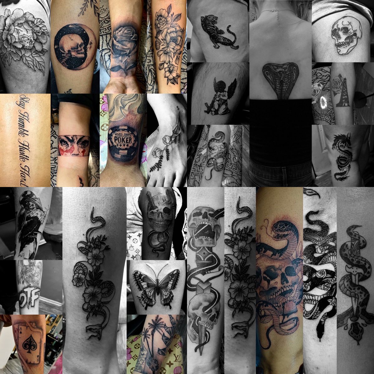 BLASTTATTOOING's tweet image. Giving away 21 Free Small Tattoos on my birthday to any of my followers who retweet were choosing the winners on February 1st! 
(Here are some of my fav tattoos I did this year)