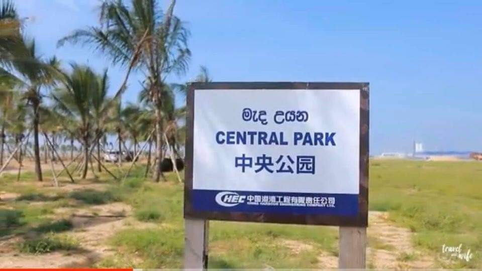 Where is Tamil? Official  language  of Sri Lanka is missing in Colombo Port City