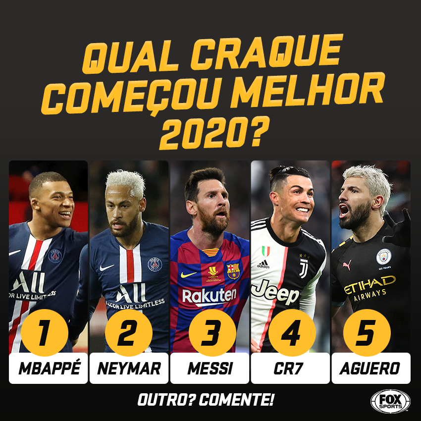 🤔⚽ Qual craque começou melhor 2020?
