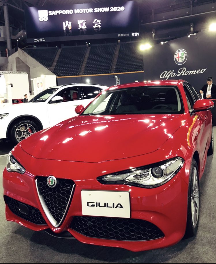 sharanran0724's tweet image. 札幌モーターショー2日目🚗❣️
今回は左ハンドルのGIULIAも展示しております👑🐍🇮🇹【アルファロメオ】ブースへ是非お立ち寄り下さいませ🥰
#札幌モーターショー
#SMS #SMS2020
#AlfaRomeo
#アルファロメオ
#イベントコンパニオン
#モデル
#レースクイーン
#大東紗良