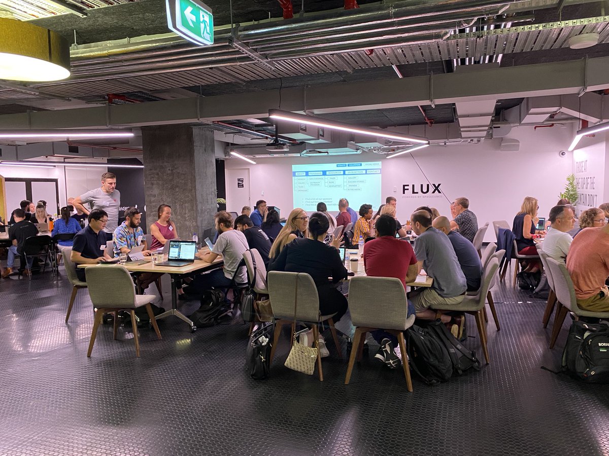 jo_minney's tweet photo. Amazing humans doing #goodfornothing at the inaugural #doactionPerth #charity #hackathon sponsored by @VentraIP &amp; @space3ed https://t.co/XRMkQeRKlq