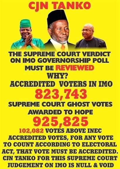 OneAbaBoy's tweet photo. The Imo situation berates every judicial ideology. No one has been able to put a comprehensive defense to it.
#SaveJudiciary
#KeepFaithWithIhedioha
#RebuildImo https://t.co/0udGFxbo8L