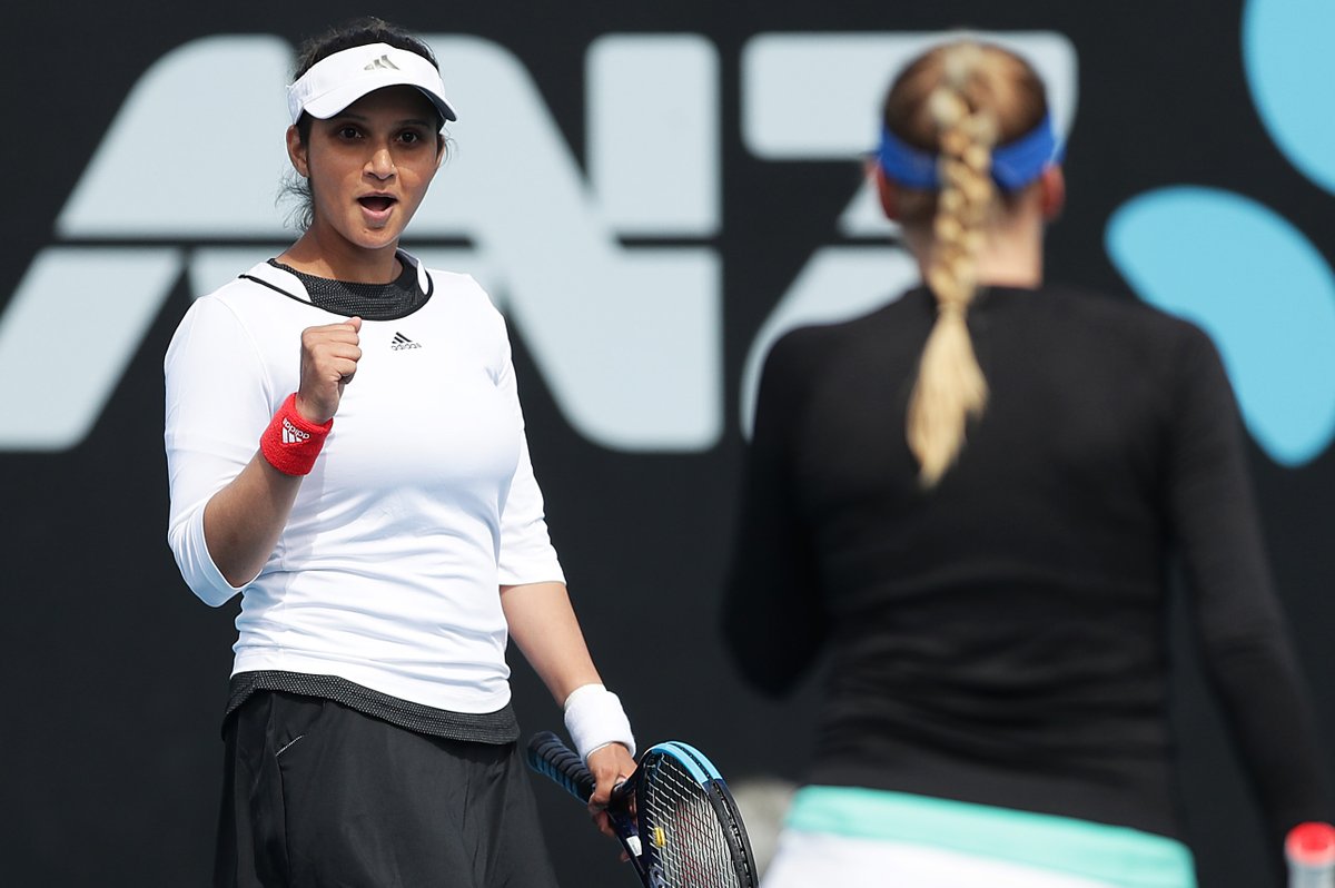 She came, she saw, she conqeured ❤️❤️❤️ Congrats <a href="/MirzaSania/">Sania Mirza</a> #Doubleswinner #Respect 🇮🇳🇮🇳🇮🇳
<a href="/WTA/">wta</a> #HobartInternational