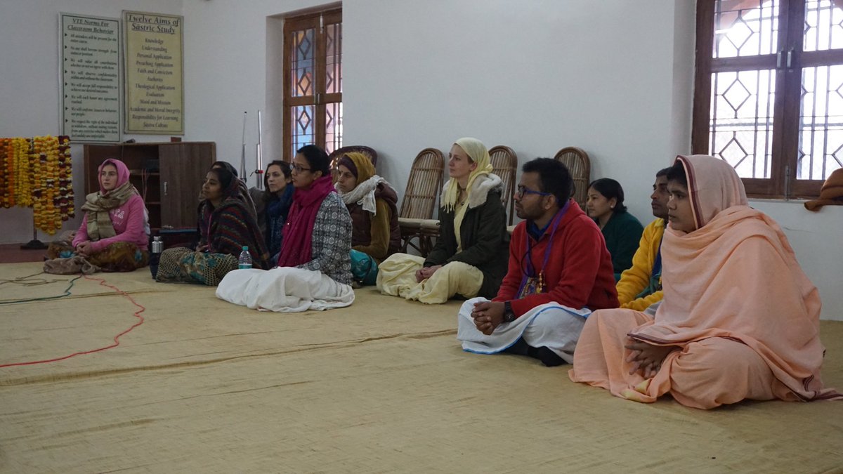 vihe_vbn's tweet photo. The opening of the VIHE Bhakti-sadacara Course 2020 today at the VIHE! https://t.co/eUXXbu4MEy