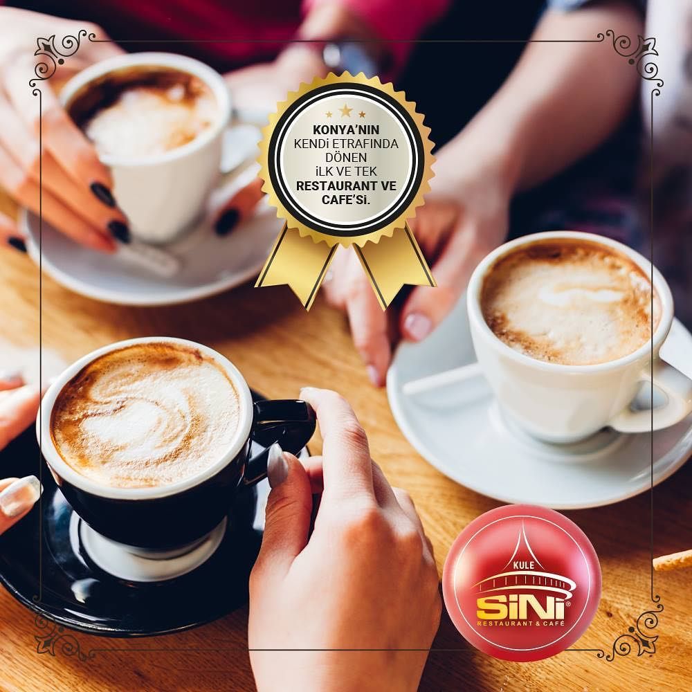 Şimdi sıcacık kahvenle Konya’yı izleme vakti! 
⠀
Alacarte Restaurant'ı, muhteşem seyir terası, cafesi ve benzersiz lezzetleriyle sizi ve sevdiklerinizi ağırlamaktan şeref duyarız.
⠀
Rezervasyon ve bilgi için 0332 237 58 53⠀
#kulesini #Konya #konyanınterası #manzara #kahve