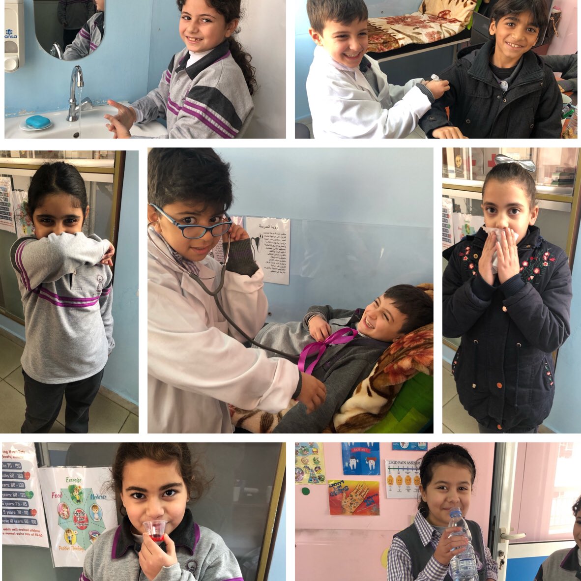 Simple habits 🦸🏻‍♀️🦸🏻‍♂️ #preventivemeasures #FluSeason #handwashing #fluvaccine @DawhaHighSchool
