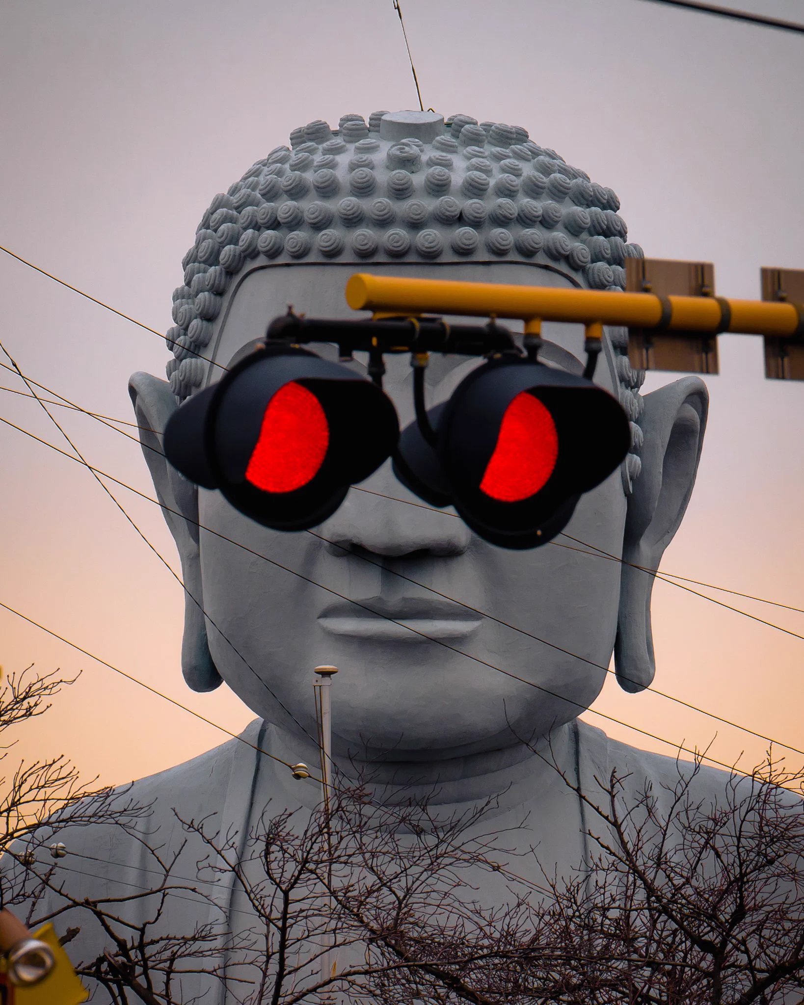 【サングラスだと..?】写真映えするファンキーな大仏が話題に