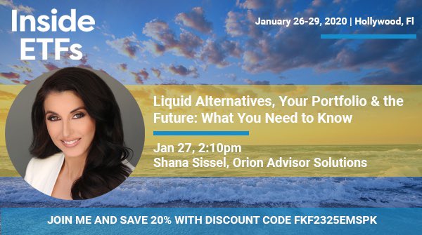 shanas621's tweet photo. #InsideETFs is right around the corner but it’s not to late to register to attend! I hear the Liquid Alternatives panel featuring me, @bpsandpieces, Bill DeRoche of @agf & moderated by @VanceBarse is going to be EPIC! #seeyouinFlorida https://t.co/XUo5ThEVEn