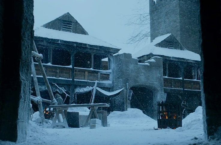 {{You do not know the Northern lands, for when winter comes, death comes with it. 

Snow blossoms first, muffling sounds, masking colours and the cold is bitter. 

The icicles hang from the eaves and branches snap like sugar candy, though you can’t eat them.}}