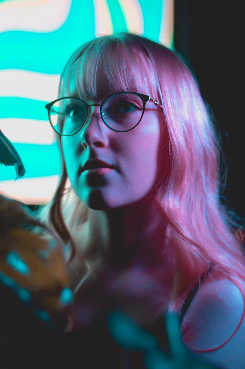 Neon stars #portraitphotography