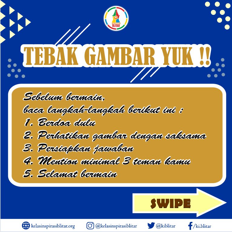 KIBlitar's tweet photo. MAIN TEBAK GAMBAR, YUK! https://t.co/FZSvRl5KAC