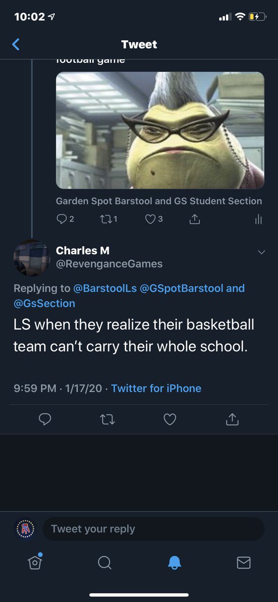 Barstool LS tweet media
