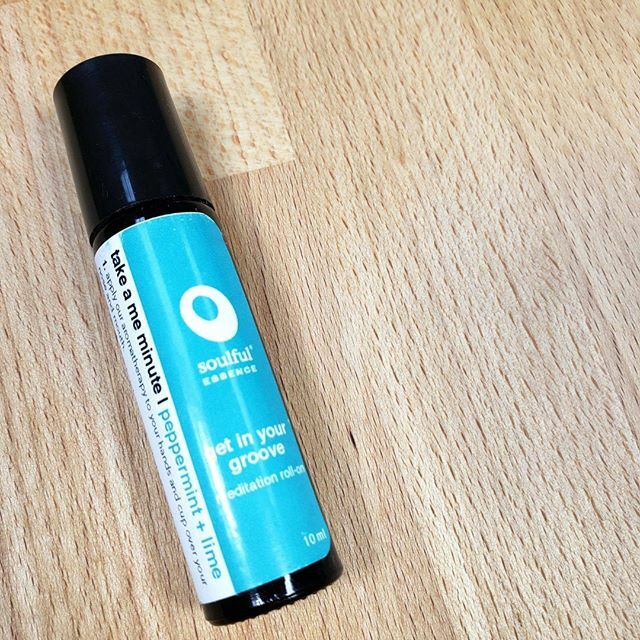 SoulfulEssence's tweet photo. Have you tried our Get in Your Groove roll-on. It’s made with top shelf essential oils of peppermint and lime and is diluted in coconut oil so it’s safe for use on your skin! We created it to work with our 60 second #MeMinute meditation and it’s freaking… https://t.co/MlfXUBye2v https://t.co/CtmJODccsJ