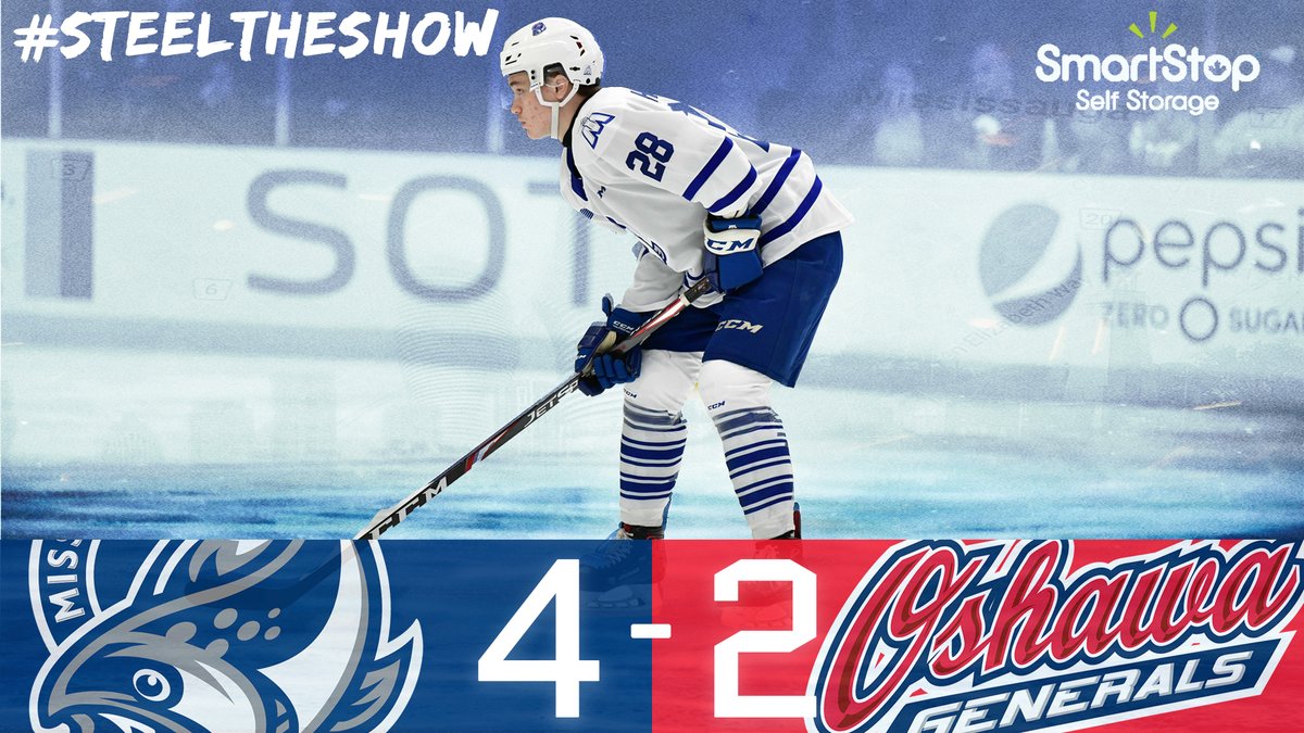 A hard fought battle against the @Oshawa_Generals ends with a successful 2 points earned on the road. 

#SteelTheShow #MISSvsOSH