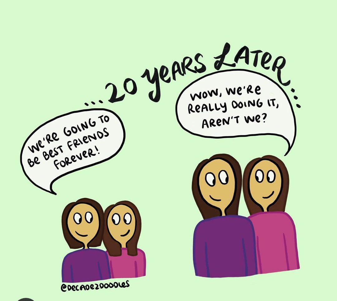 mentalgirlbooks's tweet image. #WhatFriendsAreFor Staying power.